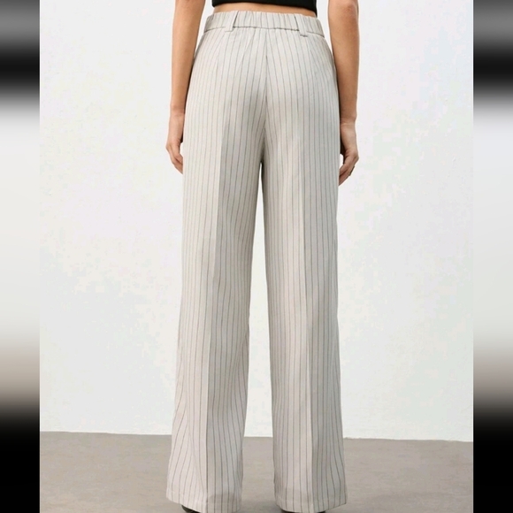 Women's Stripe Trousers, Office Pants For Ladies, Spring/Summer Women's - Picture 4 of 4